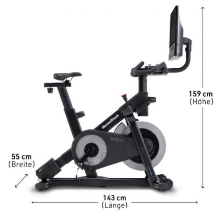 Vélo de biking NordicTrack X24 compatible Strava, Garmin et Apple Health